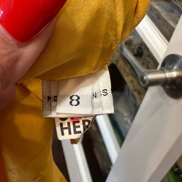 Union Made Yellow Sleeveless Cut Out Dress 8 - Picture 13 of 13